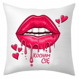 PODUSZKA DEKORACYJNA WALENTYNKOWA 40X40