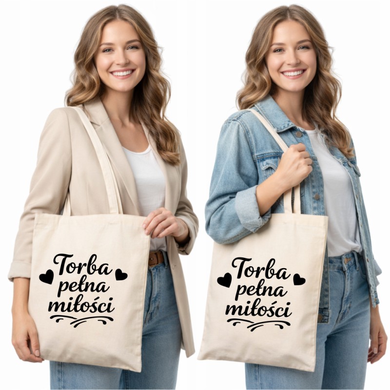 TORBA NA WALENTYNKI TORBA PEŁNA MIŁOŚCI