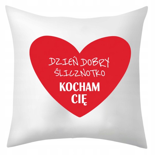 PODUSZKA DEKORACYJNA WALENTYNKOWA 40X40