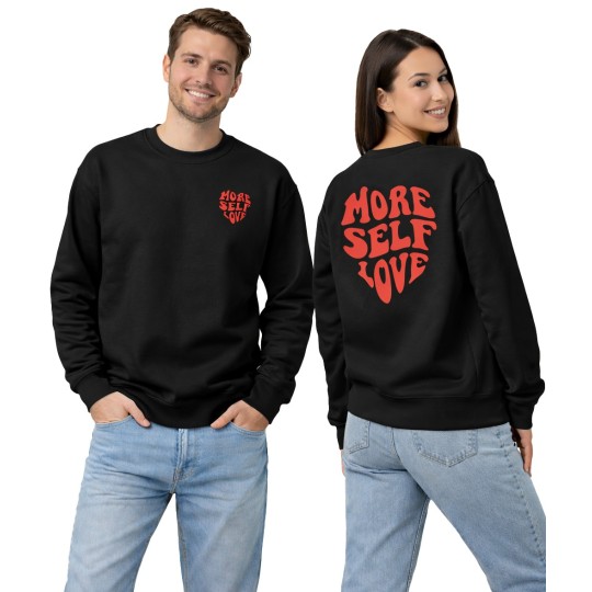 BLUZA NA WALENTYNKI NA PREZENT BEZ KAPTURA CZARNA