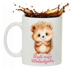 Kubek Z Napisem Bądź Moją Walentynką