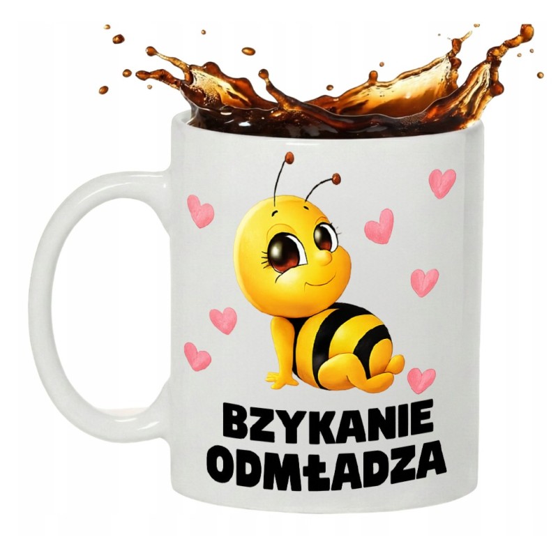 KUBEK WALENTYNKI PREZENT DLA ŻONY NARZECZONEJ DZIEWCZYNY Z NAPISEM 330 ml