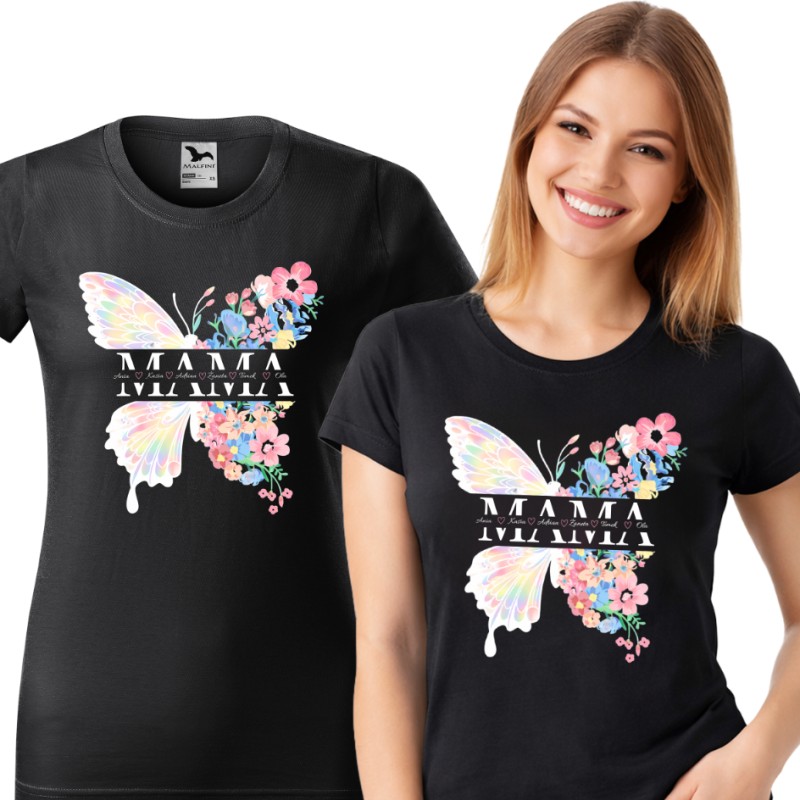 KOSZULKA NA DZIEŃ MAMY PREZENT NADRUK PERSONALIZOWANY Z IMIENIEM