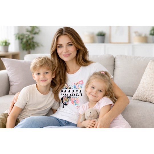 KOSZULKA NA DZIEŃ MAMY PREZENT NADRUK PERSONALIZOWANY Z IMIENIEM