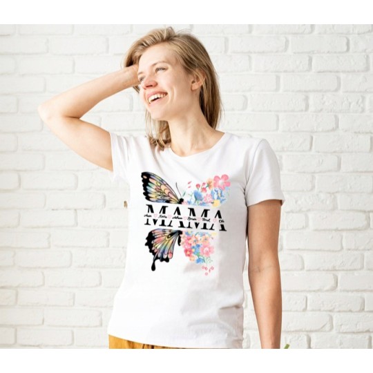 KOSZULKA NA DZIEŃ MAMY PREZENT NADRUK PERSONALIZOWANY Z IMIENIEM