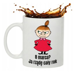 KUBEK NA DZIEŃ KOBIET PREZENT DLA UKOCHANEJ  ŚMIESZNY UPOMINEK MAŁA MI 330 ml