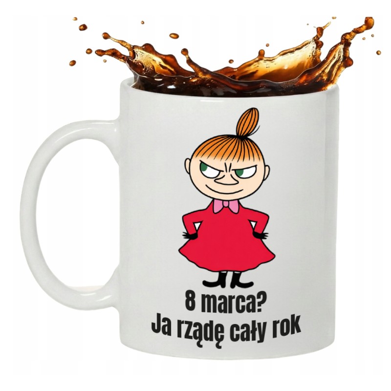 KUBEK NA DZIEŃ KOBIET PREZENT DLA UKOCHANEJ  ŚMIESZNY UPOMINEK MAŁA MI 330 ml