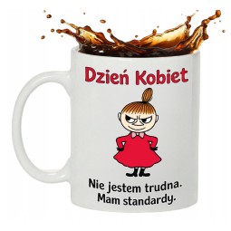 KUBEK NA DZIEŃ KOBIET PREZENT DLA UKOCHANEJ  ŚMIESZNY UPOMINEK MAŁA MI 330 ml