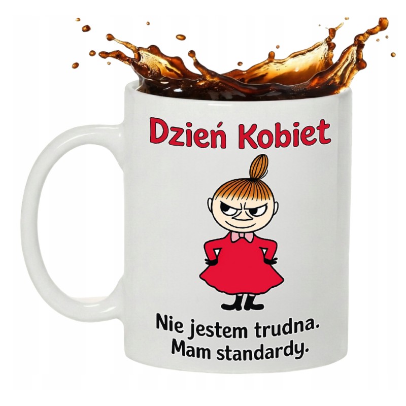 KUBEK NA DZIEŃ KOBIET PREZENT DLA UKOCHANEJ  ŚMIESZNY UPOMINEK MAŁA MI 330 ml