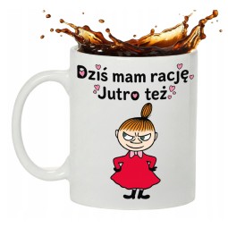 KUBEK NA DZIEŃ KOBIET PREZENT DLA UKOCHANEJ  ŚMIESZNY UPOMINEK MAŁA MI 330 ml