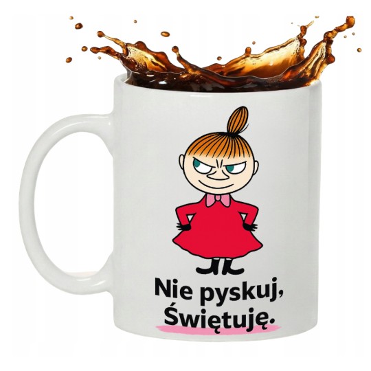 KUBEK NA DZIEŃ KOBIET PREZENT DLA UKOCHANEJ  ŚMIESZNY UPOMINEK MAŁA MI 330 ml