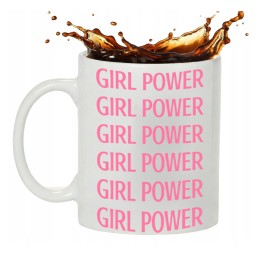 KUBEK DZIEŃ KOBIET PREZENT DLA ŻONY NARZECZONEJ DZIEWCZYNY Z NAPISEM 330 ml