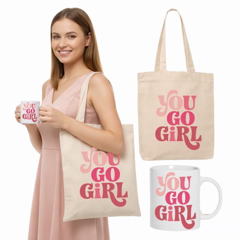 ZESTAW TORBA KUBEK DZIEŃ KOBIET UPOMINEK GOTOWY PREZENT