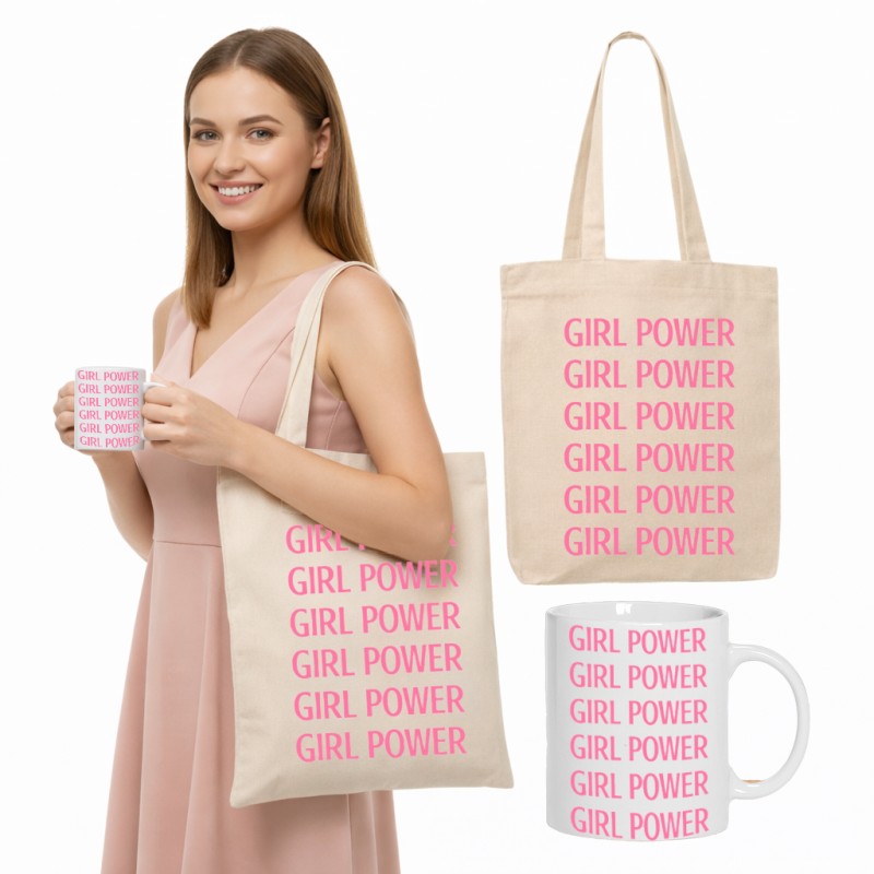 ZESTAW TORBA KUBEK DZIEŃ KOBIET UPOMINEK GOTOWY PREZENT