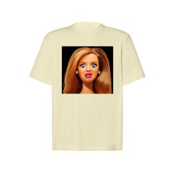 KOSZULKA BUTTERCREAM TSHIRT Z MOTYWEM BARBIE OVERSIZE BAWEŁNA