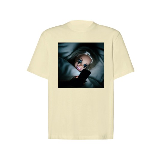 KOSZULKA BUTTERCREAM TSHIRT Z MOTYWEM BARBIE OVERSIZE BAWEŁNA