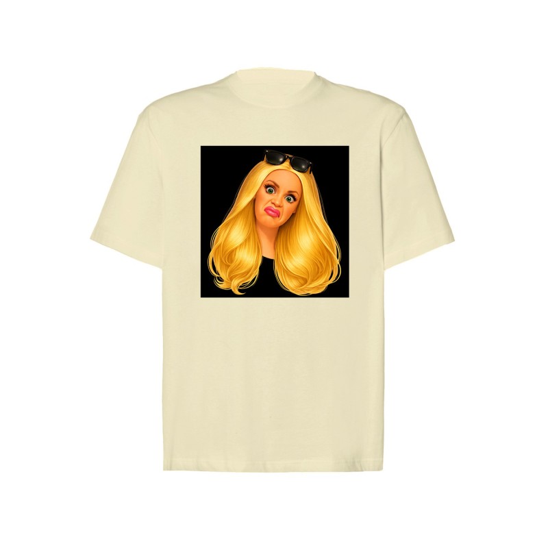 KOSZULKA BUTTERCREAM TSHIRT Z MOTYWEM BARBIE OVERSIZE BAWEŁNA
