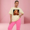 KOSZULKA BUTTERCREAM TSHIRT Z MOTYWEM BARBIE OVERSIZE BAWEŁNA