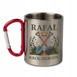 KUBEK METALOWY Z KARABIŃCZYKIEM KRÓL OGRODU 300 ML