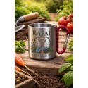 KUBEK METALOWY Z KARABIŃCZYKIEM KRÓL OGRODU 300 ML