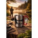 KUBEK METALOWY Z KARABIŃCZYKIEM STAN SKUPIENIA 300 ML