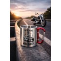 METALOWY KUBEK Z KARABIŃCZYKIEM KRÓL SZOSY 300 ML