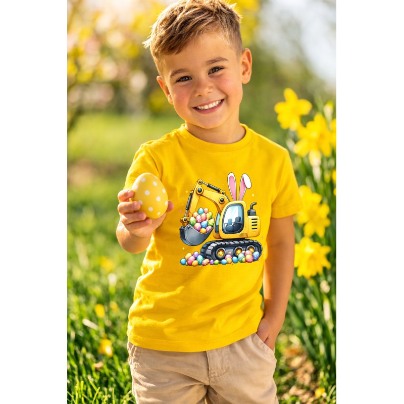 KOSZULKA DZIECIECA PREZENT DLA DZIECKA NA WIELKANOC KOLOROWY TSHIRT