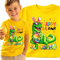 KOSZULKA DZIECIECA PREZENT DLA DZIECKA NA WIELKANOC KOLOROWY TSHIRT