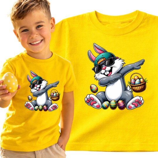 KOSZULKA DZIECIECA PREZENT DLA DZIECKA NA WIELKANOC KOLOROWY TSHIRT