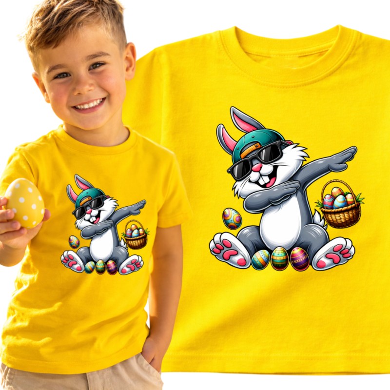 KOSZULKA DZIECIECA PREZENT DLA DZIECKA NA WIELKANOC KOLOROWY TSHIRT