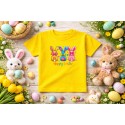 KOSZULKA DZIECIECA PREZENT DLA DZIECKA NA WIELKANOC KOLOROWY TSHIRT