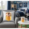 ZESTAW PIŁKARSKI PODUSZKA KUBEK KARTA PIŁKARSKA Z IMIENIEM NA PREZENT