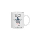 KUBEK CERAMICZNY BIAŁY 330 ML GOŁĄB