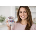 PREZENT NA DZIEŃ MAMY ZESTAW KOSZULKA KUBEK Z IMIENIEM PERSONALIZACJA 330ml