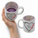 PREZENT NA DZIEŃ MAMY ZESTAW KOSZULKA KUBEK Z IMIENIEM PERSONALIZACJA 330ml