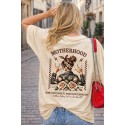 KOSZULKA DAMSKA MOTHERHOOD ROCK STYLE MODNY TSHIRT OVERSIZE