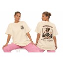 KOSZULKA DAMSKA MOTHERHOOD ROCK STYLE MODNY TSHIRT OVERSIZE