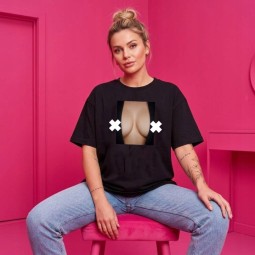KOSZULKA OVERSIZE CZARNA TSHIRT BAWEŁNIANY STYL STREETWEAR TREND
