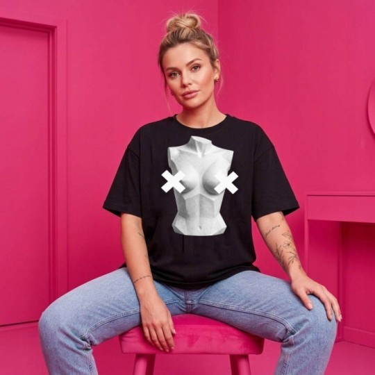 KOSZULKA OVERSIZE CZARNA TSHIRT BAWEŁNIANY STYL STREETWEAR TREND