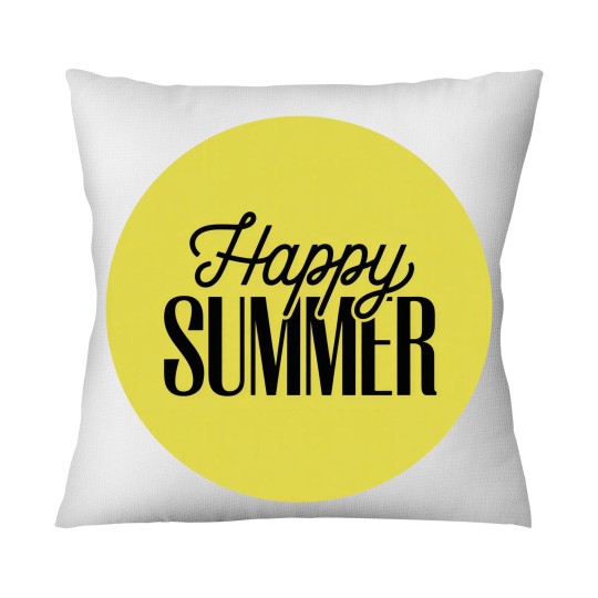 POSZEWKI NA PODUSZKI HAPPY SUMMER ZESTAW 4 SZT