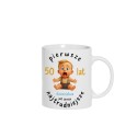 KUBEK CERAMICZNY BIAŁY 330 ML 50LAT DZIECIŃSTWA
