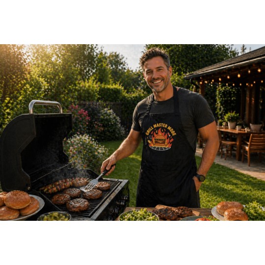 FARTUCH DŁUGI MĘSKI GRILL MASTER MODE