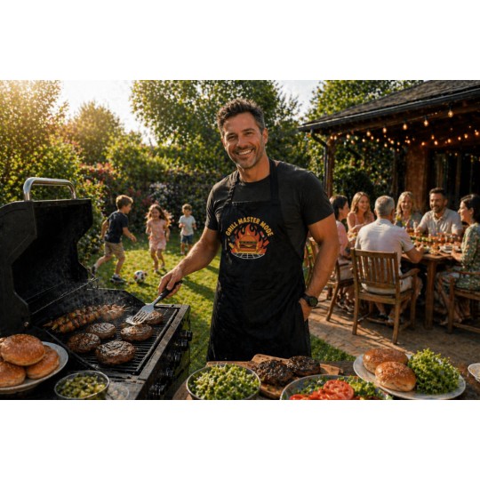 FARTUCH DŁUGI MĘSKI GRILL MASTER MODE