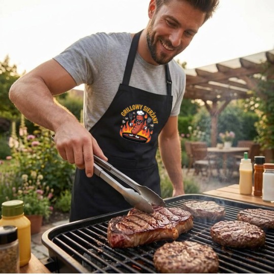 FARTUCH DŁUGI MĘSKI GRILLOWY SIERŻANT