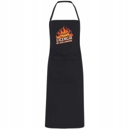 FARTUCH DŁUGI MĘSKI LICENCJA NA GRILLOWANIE