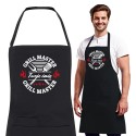 FARTUCH DŁUGI MĘSKI GRILLMASTER Z IMIENIEM