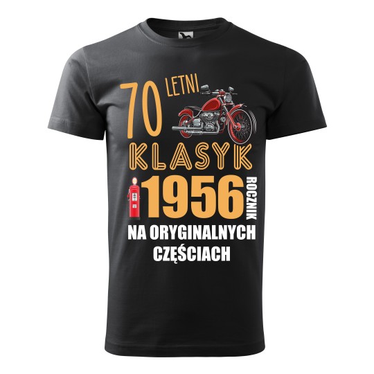 KOSZULKA MĘSKA 70 URODZINY Z HUMOREM