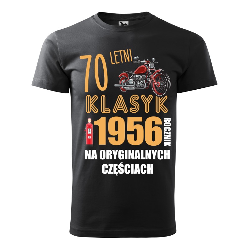 KOSZULKA MĘSKA 70 URODZINY Z HUMOREM