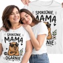 KOSZULKA DLA MAMY MAMA DO ZADAŃ SPECJALNYCH Z DINOZAUREM NA PREZENT DZIEŃ MATKI