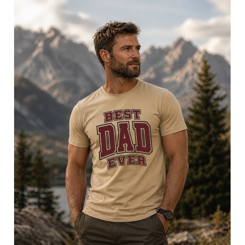 KOSZULKA DLA TATY THE BEST DAD EVER NA PREZENT DZIEŃ OJCA